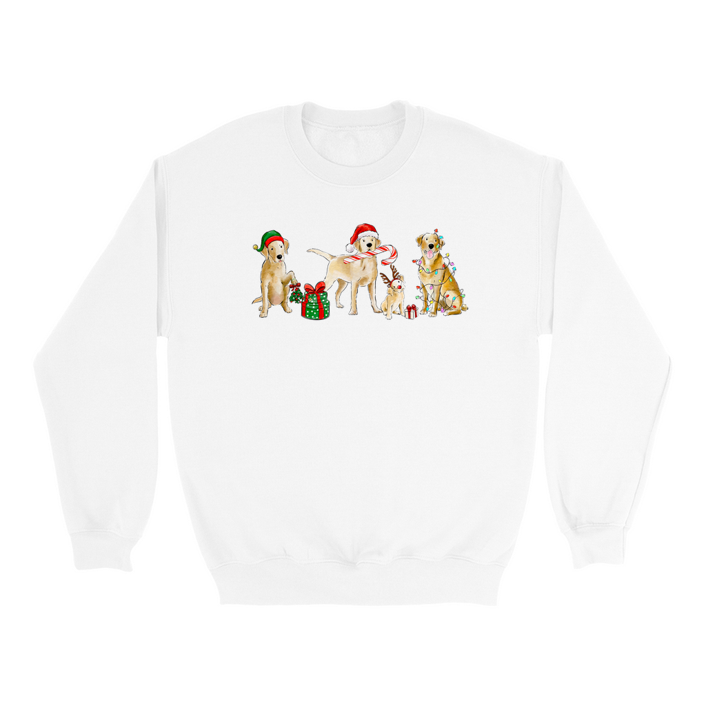 Yellow Lab Christmas Crewneck