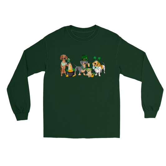 Wiener St. Patrick's Long Sleeve T-Shirts