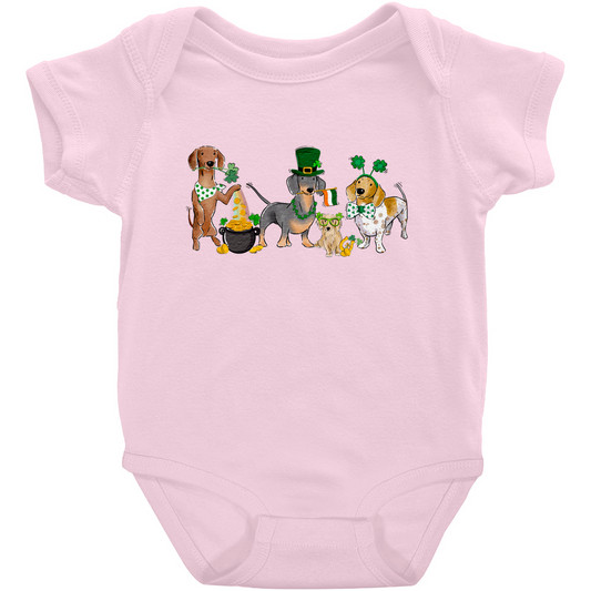 Wiener St. Patrick's Day Onesies