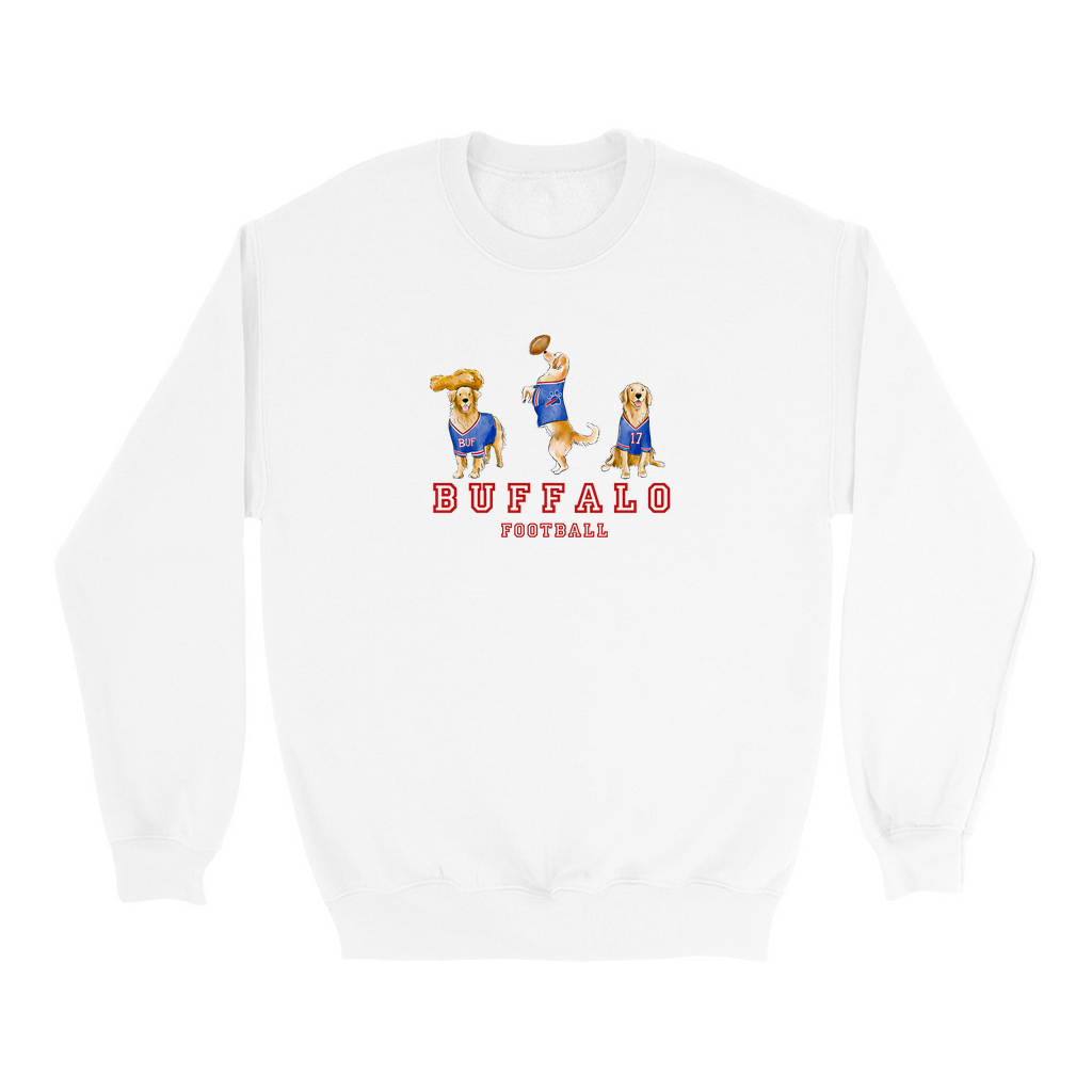 Buffalo Football Crewneck Sweatshirt Buffalo 