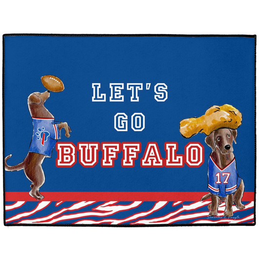Buffalo Chocolate Labs Doormat