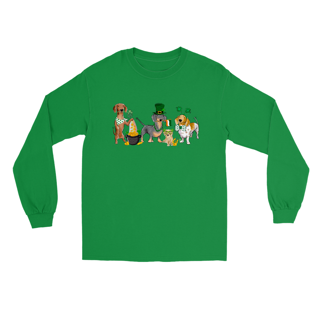 Wiener St. Patrick's Long Sleeve T-Shirts