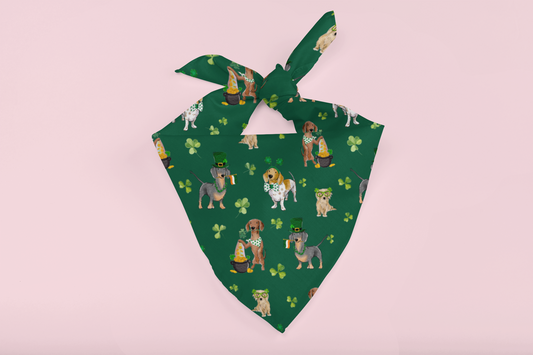 Wiener St. Patrick's Bandanas