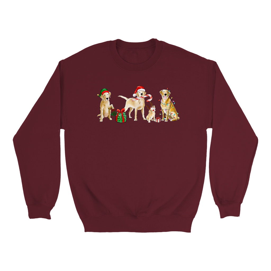 Yellow Lab Christmas Crewneck