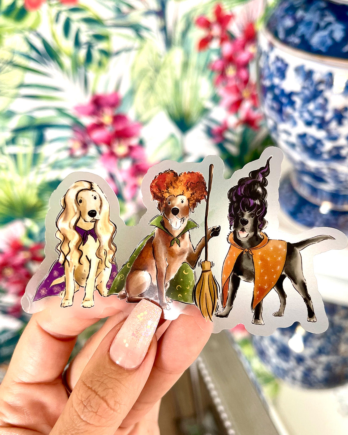 Labrador Hocus Paw-cus Vinyl Sticker