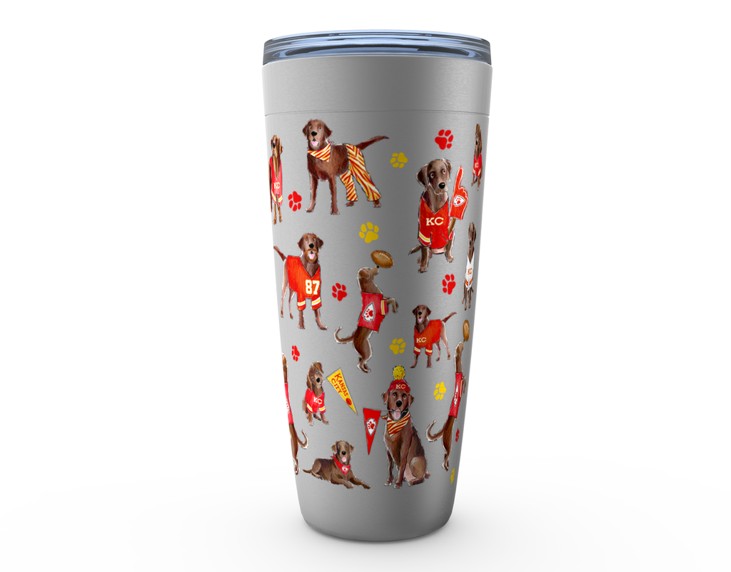 Kansas City Chocolate Labs Tumbler