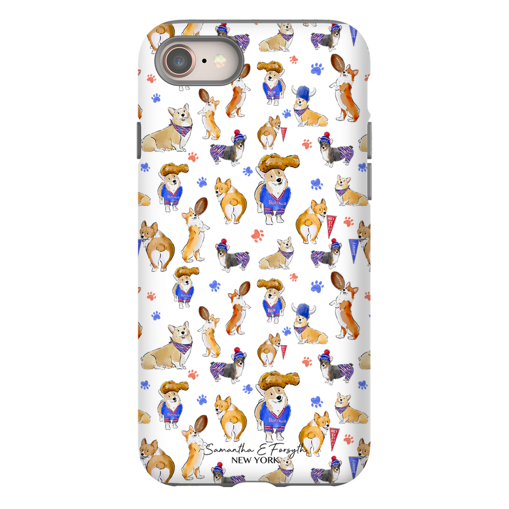 Buffalo Corgi Pretty Tough Phone Case Buffalo Corgi Pretty Tough Phone Case