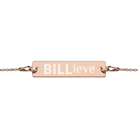 Buffalo "BILLieve" 24k engraved Bracelet/Necklace