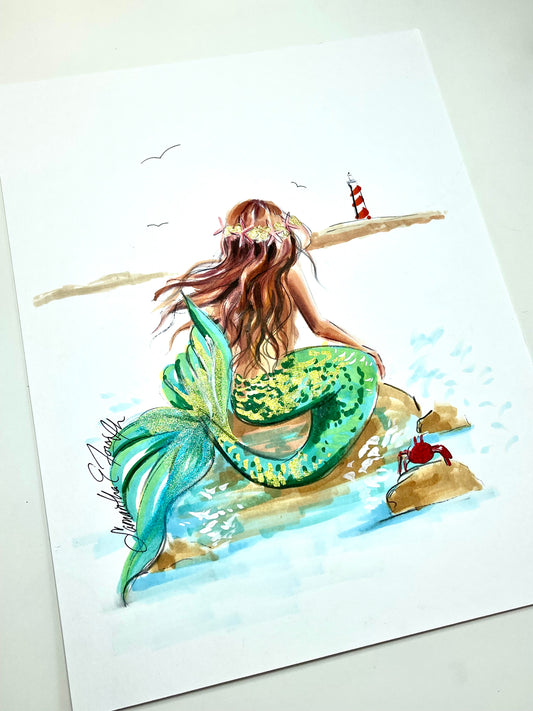 Mermaid Original Artwork