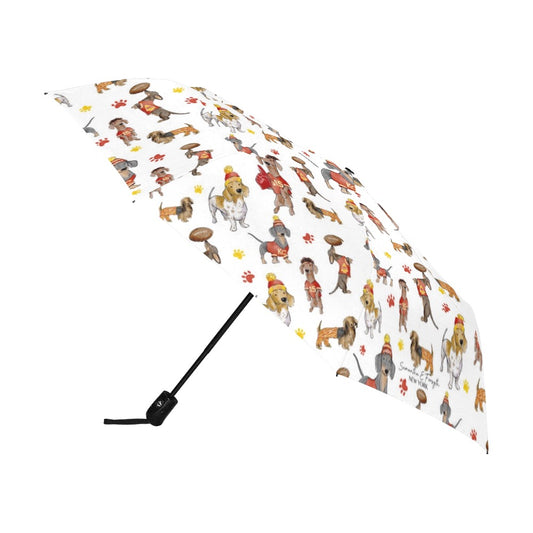 Kansas City Wiener Umbrella - Auto Open/Foldable!