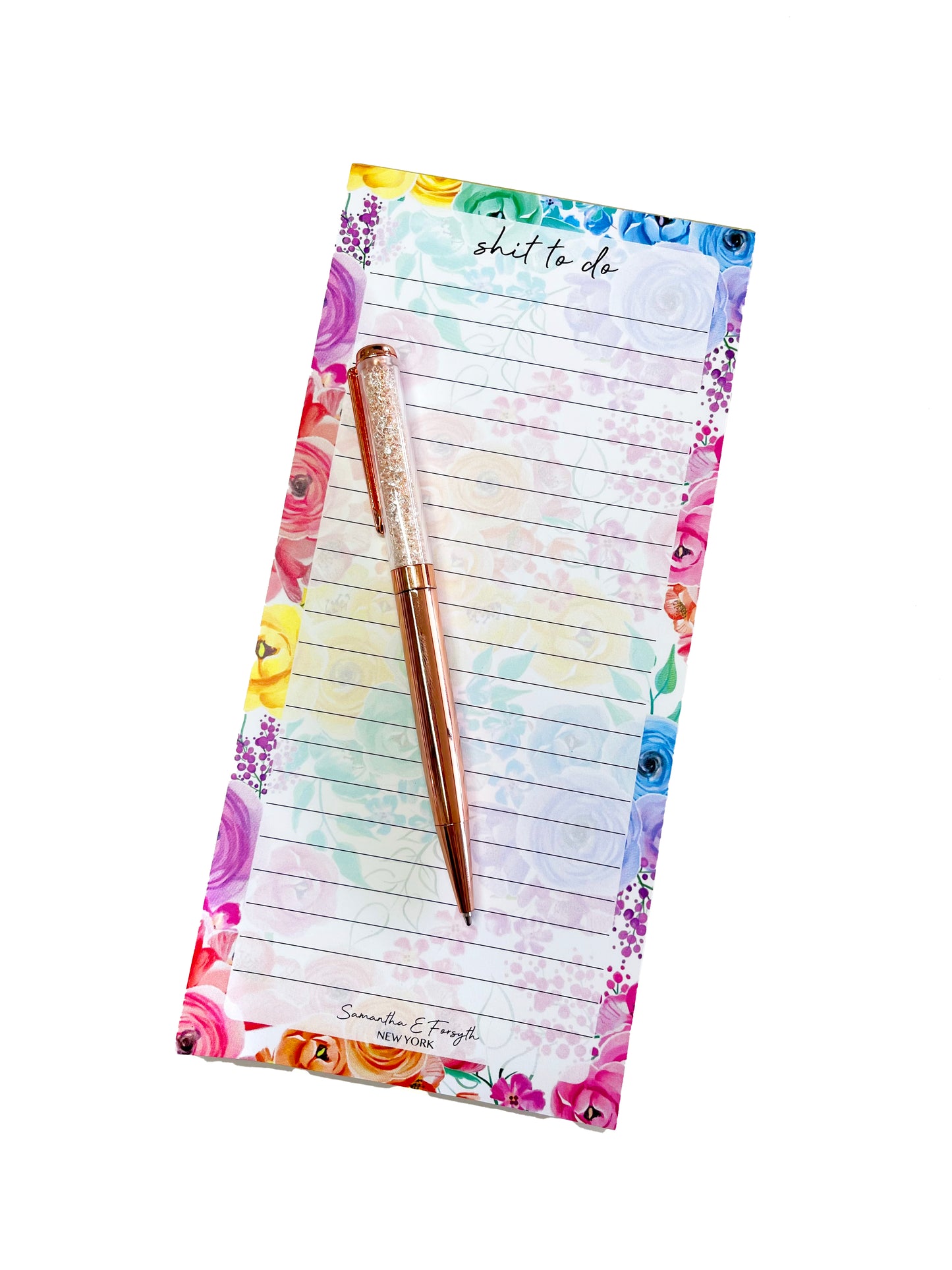 "Bloom Goes the Dynamite" Magnetic Notepad